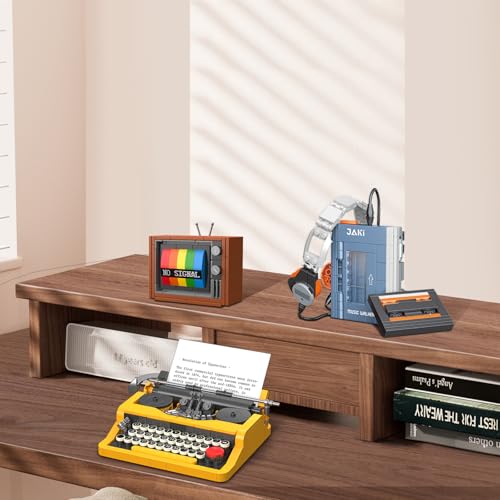 JMBricklayer Typewriter Walkman Television Building Toys 20131, Collectible Vintage Display Model Office Room Decor, Creative Hobbies Activity, Unique Gift Ideas for Adults Teens Kids(660 Pieces) - Image 2
