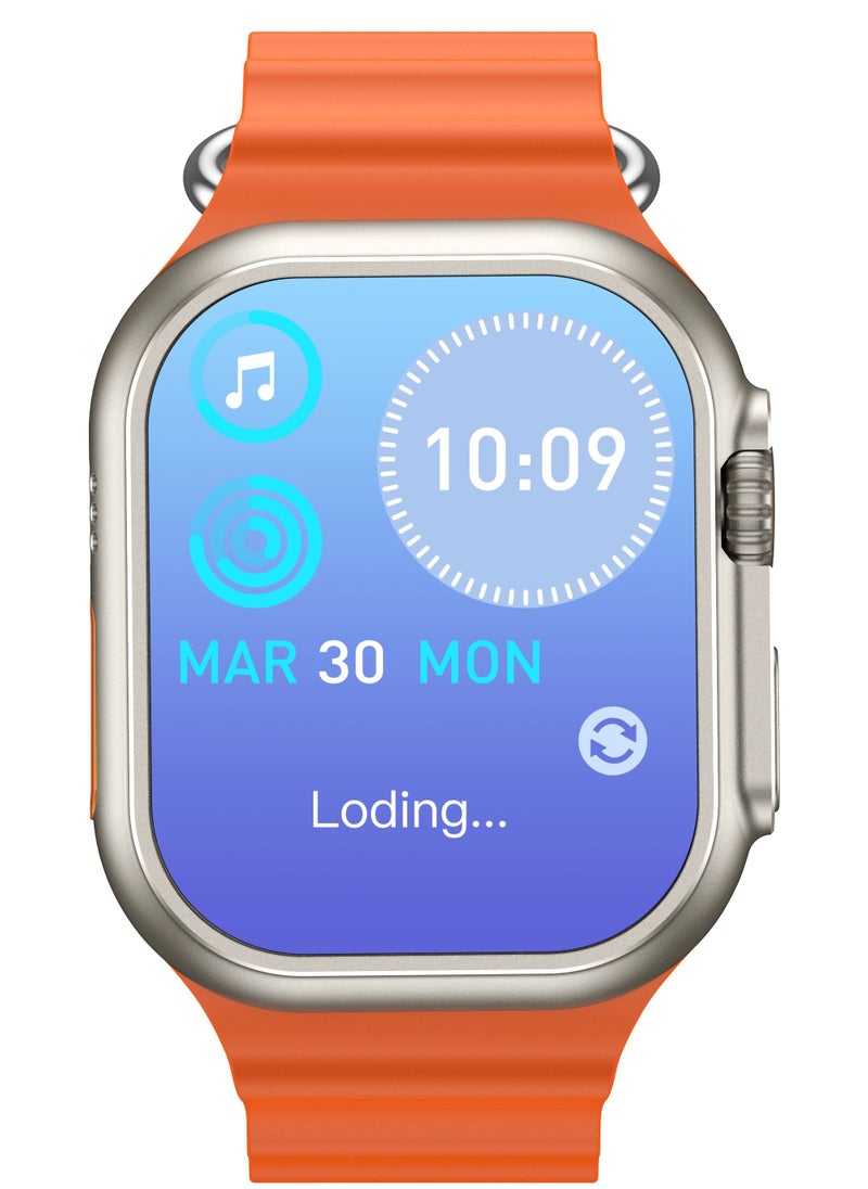 AROAQ - W800 Ultra High Tech Smartwatch 880mAh Battery 2.05 Inch Screen Display AI Assistance Sports and Health Modes Wireless Charging Bluetooth Smart Watch - Image 1