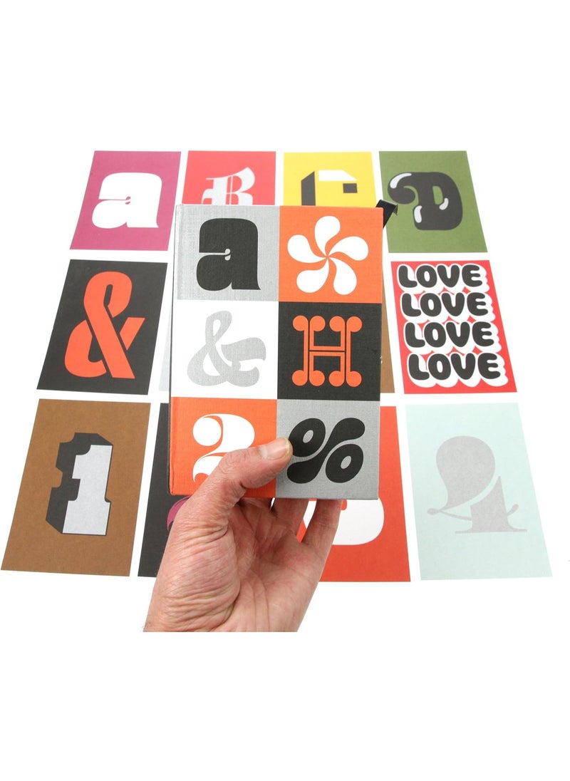 Chronicle Books House Industries: 100 Postcards (Font and Typography Postcard Set, Graphic Design Inspiration)  - Image 3