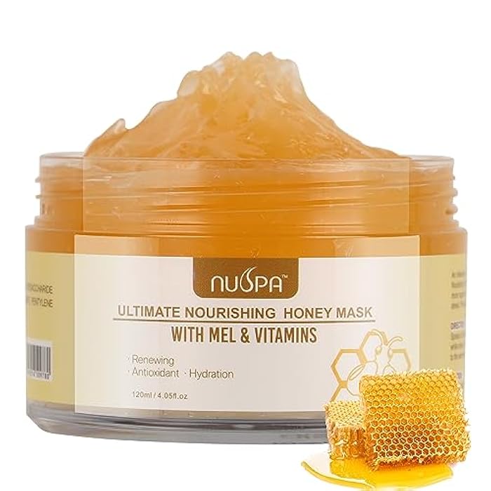 NUSPA Ultimate Nourishing Vitamins Honey Korean Face Mask Skincare, Deep Cleansing, Daily Anti-Aging Jelly Facial Mask,Remove Dark Circle,Facial Skin Care Face Nose Foot Mask for Women,Men - Image 1