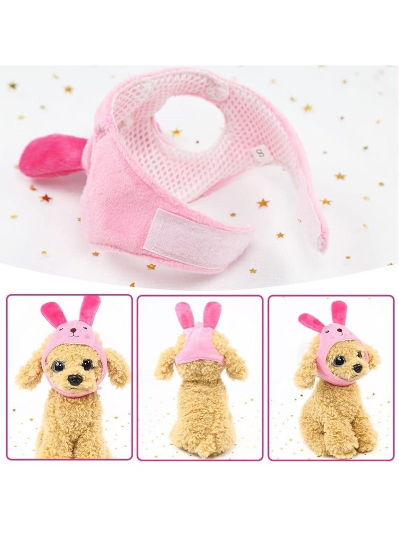 SYOSI SYOSI Pet Rabbit Ears Hat Cartoon Pet Outfits, lovely Rabbit Ear Hat Rabbit Ears Pet Headband, Breathable Pet Headwear for Cats Small Dogs Daily Party Dress Up  - Image 4