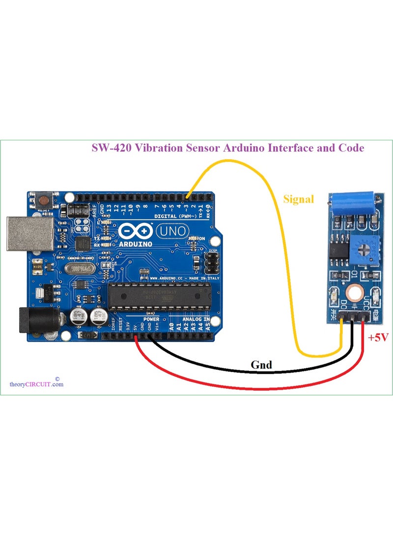 Vibration Sensor Module SW-420 – High-Sensitivity Shock & Vibration Detection Sensor for Arduino & DIY Electronics - Image 5