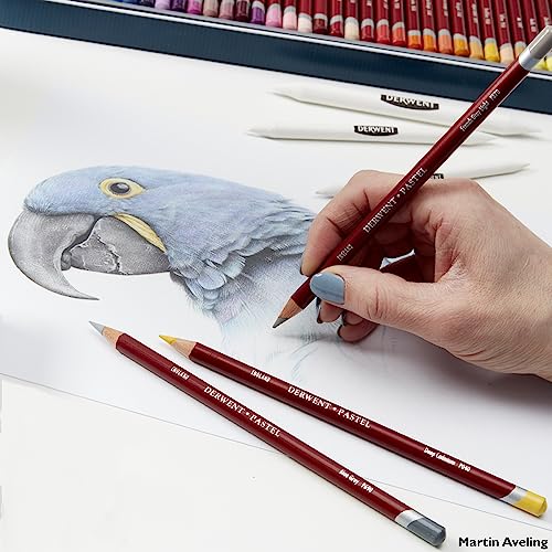 Derwent Pastel Pencils, Skintone, 4mm Core, Metal Tin, 12 Count (2300563) - Image 2
