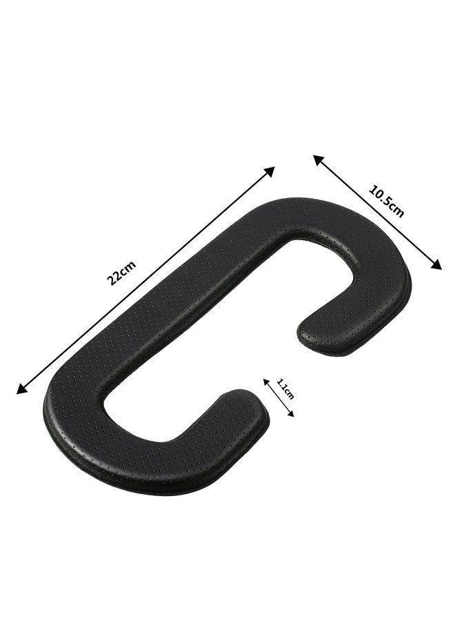 Satinior 4 Pack 11 mm Pu Leather Foam Face Replacement Face Cover Pad Memory Foam Compatible with HTC Vive Headset, HTC Vive Accessories, Black - Image 2