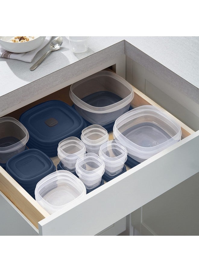 Rubbermaid Rubbermaid EasyFindLids Food Storage Containers in Special-Edition Insignia Blue, 42 Piece  - Image 3