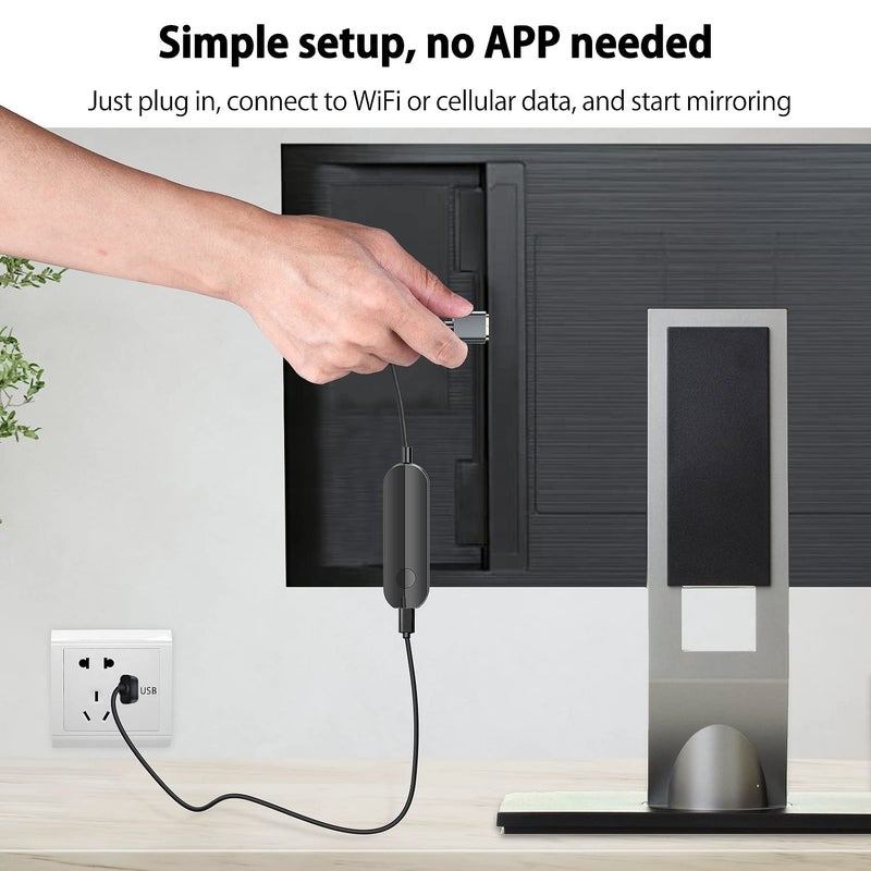 lulaven iShare iOS Wireless HDMI Display Adapter (iOS only), Tiktok Viral Picks, Streaming Device for iPhone iPad, HD Video Sync, Streaming Mirroring YouTube Tiktok to TV, Not Support Netflix - Image 4