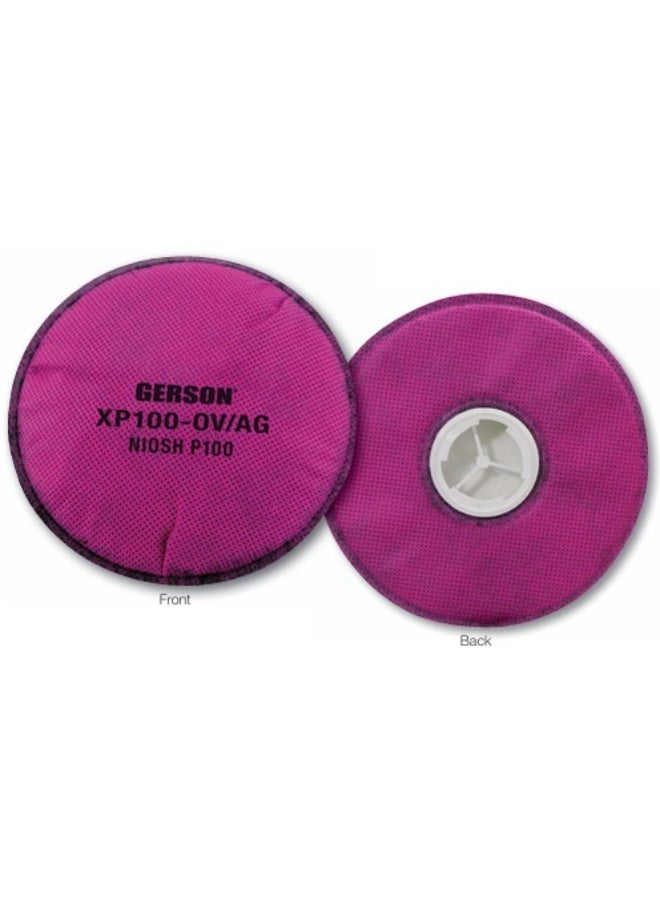 GERSON XP100-OV/AG P100/Organic Vapor/Acid Gas Pancake Filter - Image 2