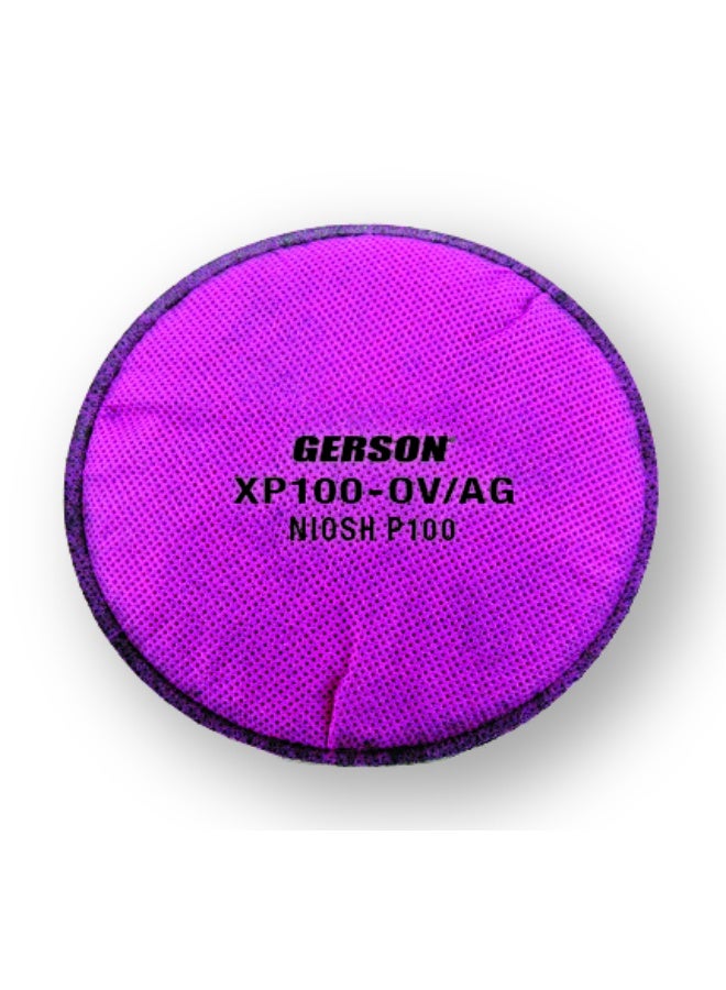 GERSON XP100-OV/AG P100/Organic Vapor/Acid Gas Pancake Filter - Image 1