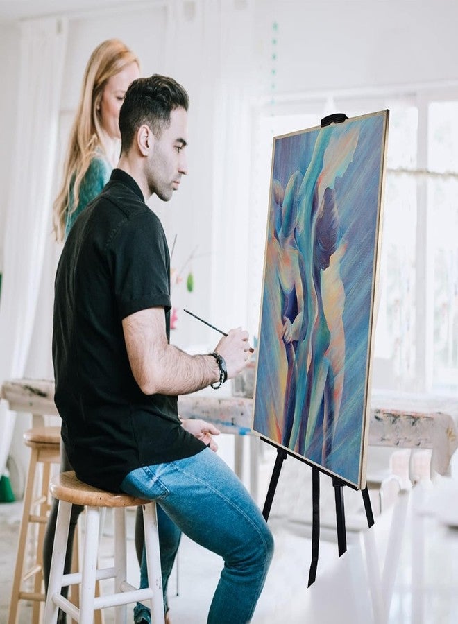 Artnery Art Painting Display Easel Stand - Portable Adjustable Aluminum Metal Tripod Artist Easel with Black Bag - Image 5