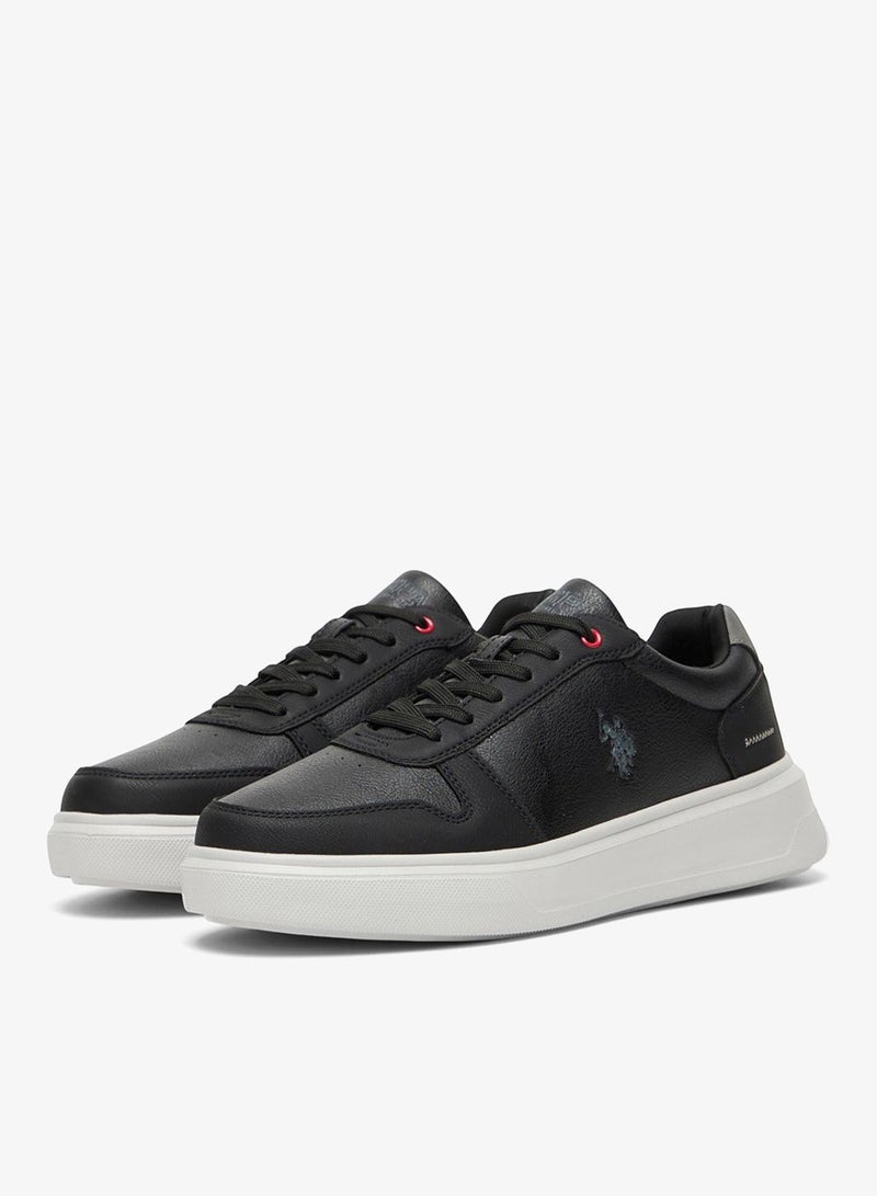 يو اس بولو اسن سنيكرز رجالي أسود كاجوال كلاسيكي براحة طوال اليوم - Image 3