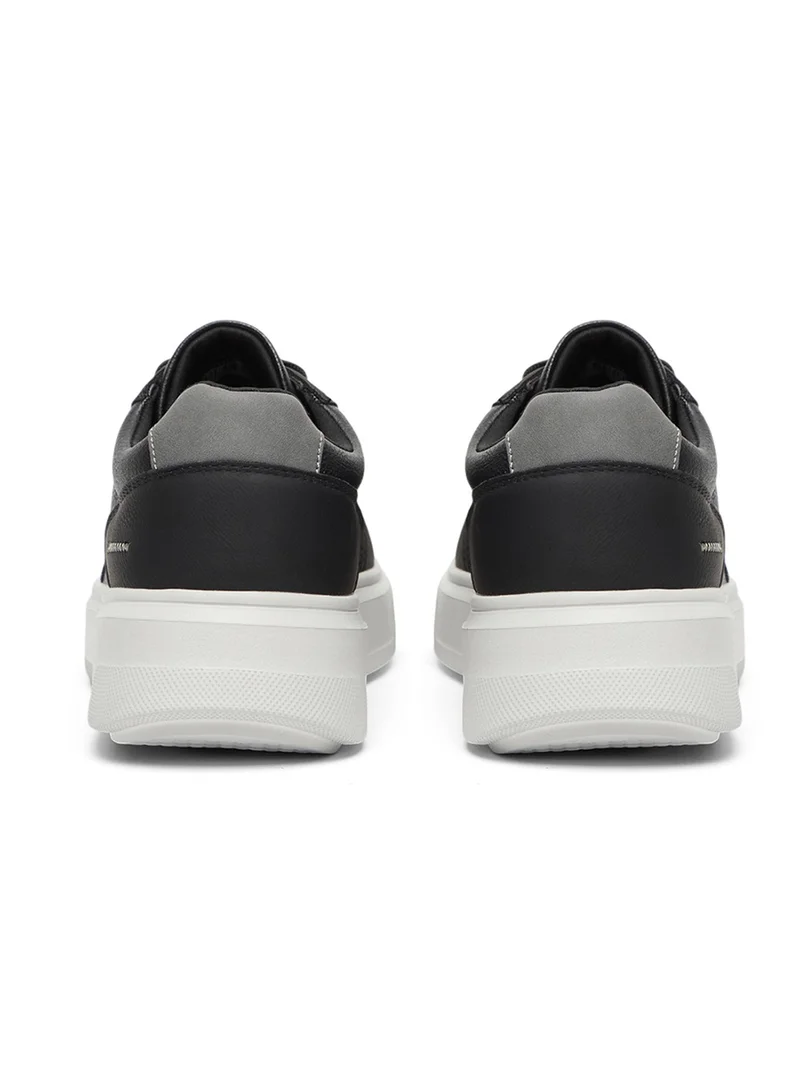 U.S. Polo Assn. Men's Black Low-Top Casual Sneakers – Classic Style with Durable Sole for All-Day Comfort