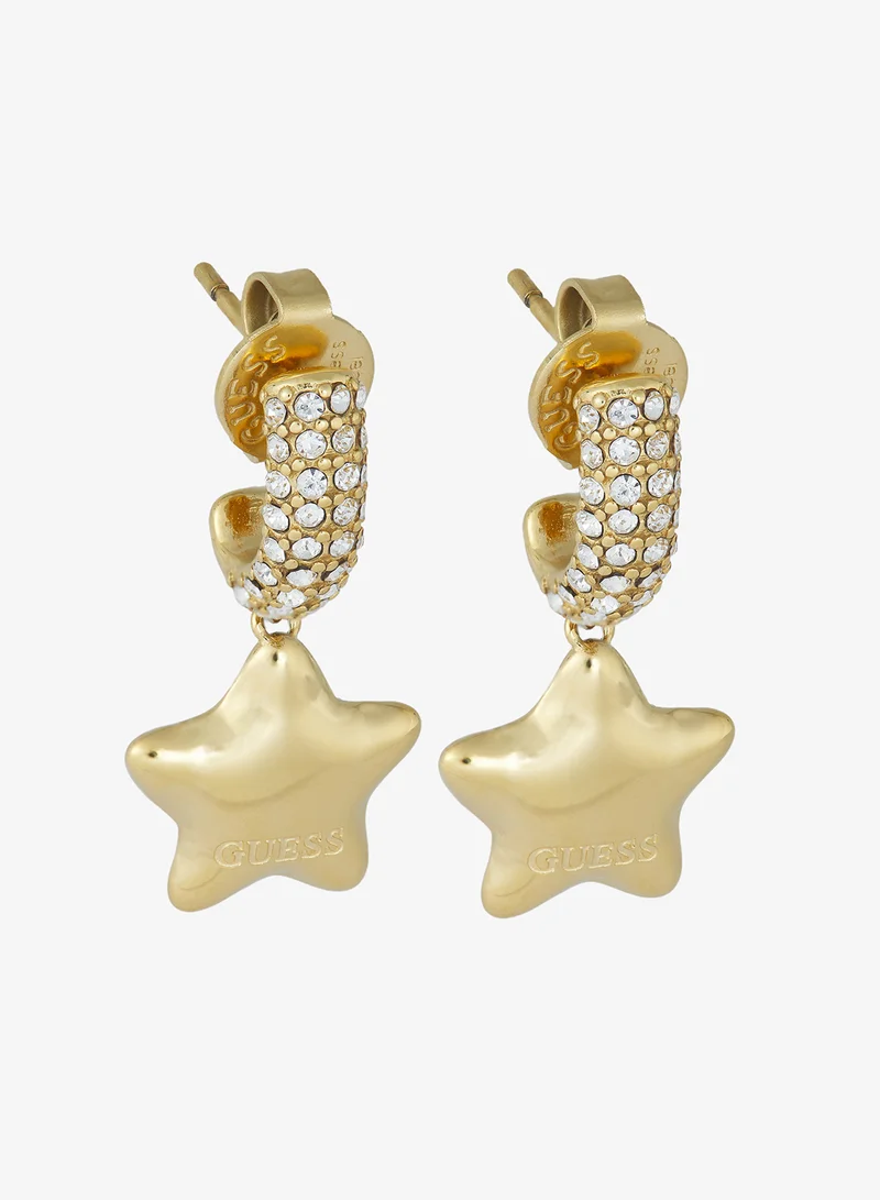 GUESS Iconique Non-Logo Earrings