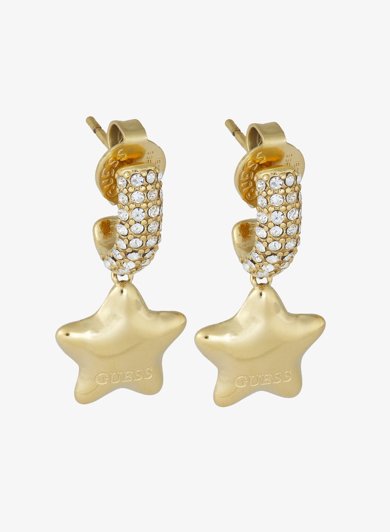 جس أقراط أيقونية بدون شعار - Image 1