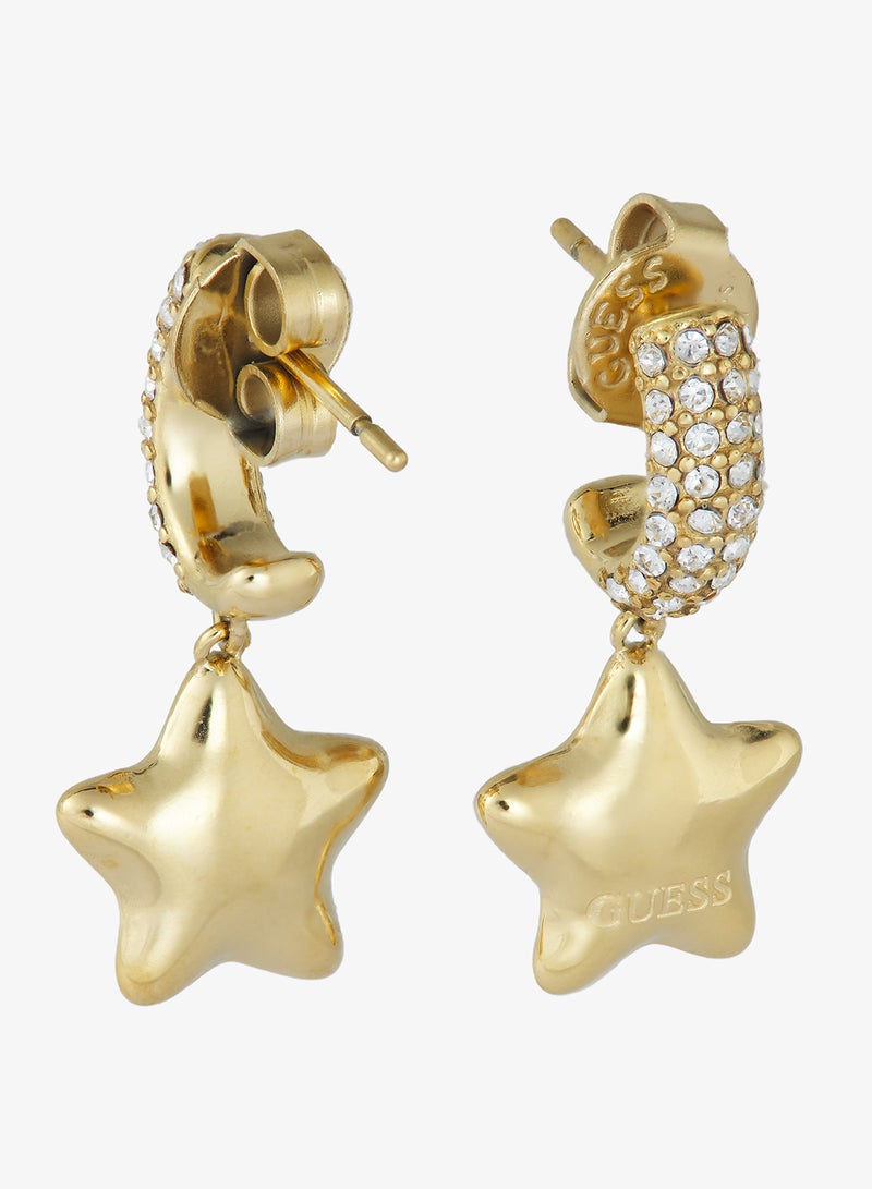 جس أقراط أيقونية بدون شعار - Image 2