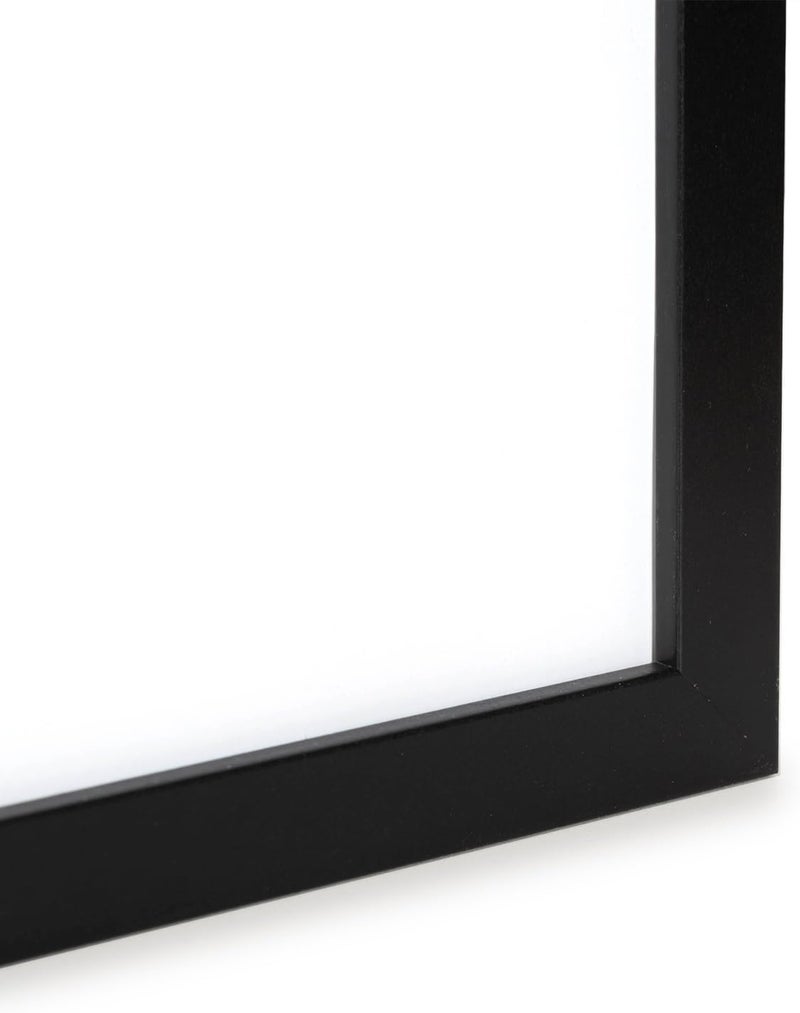 KAIWIN مجموعة من 3 إطارات صور مقاس 40 × 60 سم، إطار أسود مقاس 40 × 60 سم، إطار صور خشبي للتعليق، إطار ملصق يستخدم للصور واللوحات والأحجيات والملصقات - Image 5