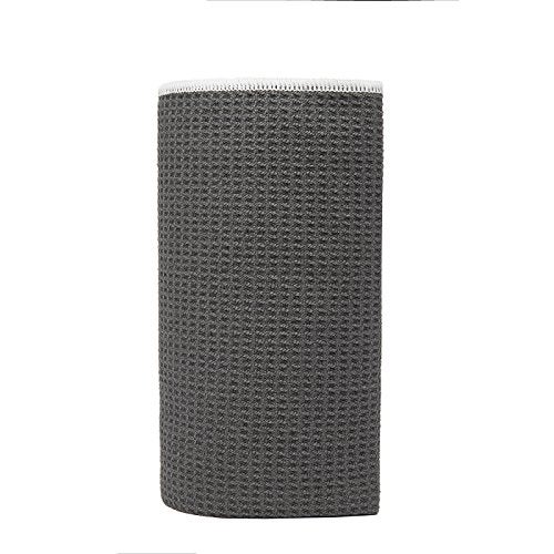 Shandali Stickyfiber Hot Yoga Towel - Silicone Backed Yoga Mat-Sized, Absorbent, Non-Slip, 24" x 72" Bikram, Gym, and Pilates - (Gray, Standard) - Image 3