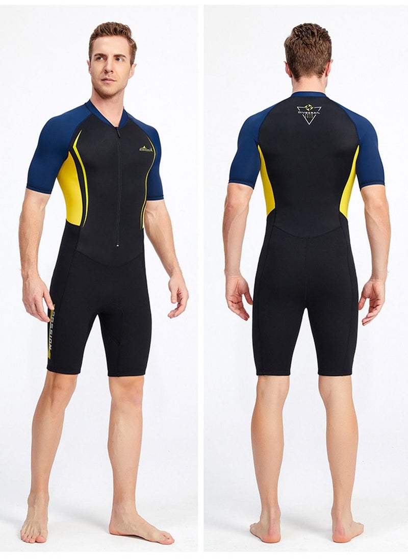 DIVE & SAIL Thin Men's Fast Drying Swimming Diving Suits With Anti Jellyfish Surfing Effect  - Image 2