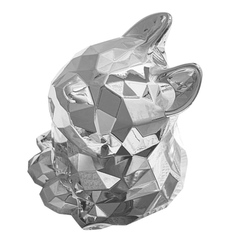 Quirky Dog Shape Tissue Box Holder Refillable Desktop Organizer For Home Elegant Art Decor - Image 2