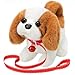 KSABVAIA Plush Saint Bernard Toy Puppy Electronic Interactive Dog Walking Barking Tail Wagging Stretching Companion Animal for Kids Toddlers - Image 2