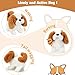 KSABVAIA Plush Saint Bernard Toy Puppy Electronic Interactive Dog Walking Barking Tail Wagging Stretching Companion Animal for Kids Toddlers - Image 4