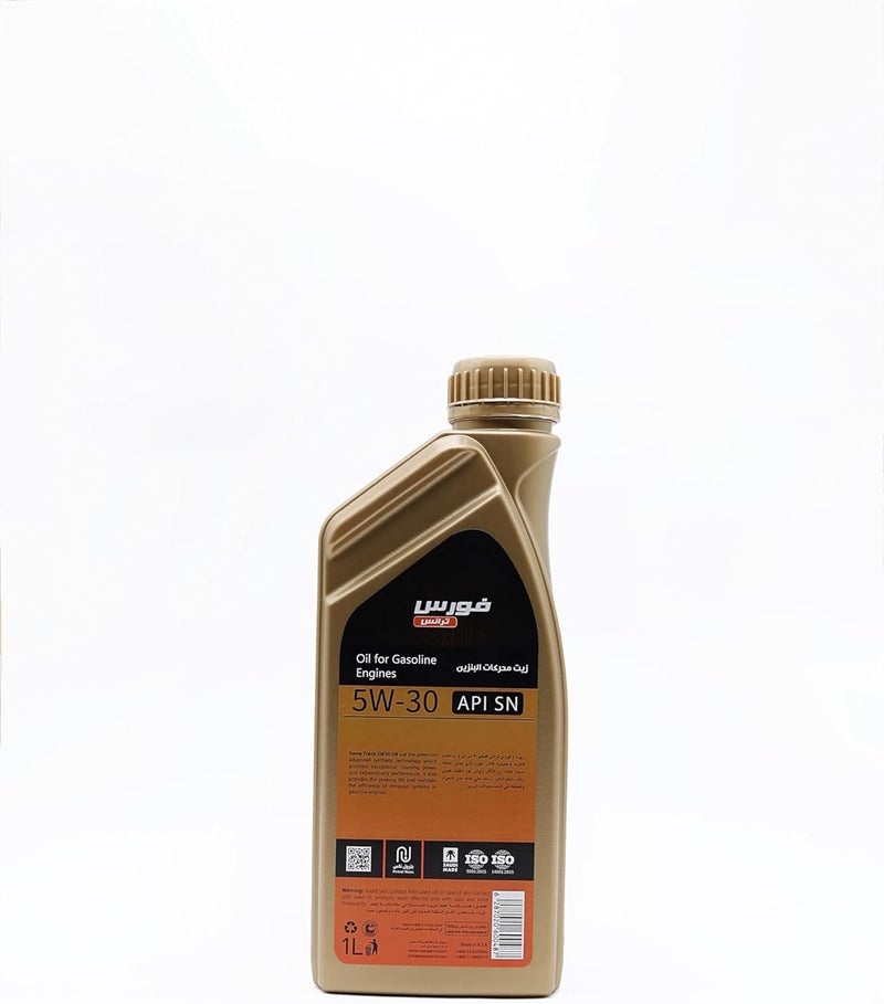 زيت محرك فورس (5W-30) عبوة كرتونية (1 لتر 12 قطعة) - Image 1