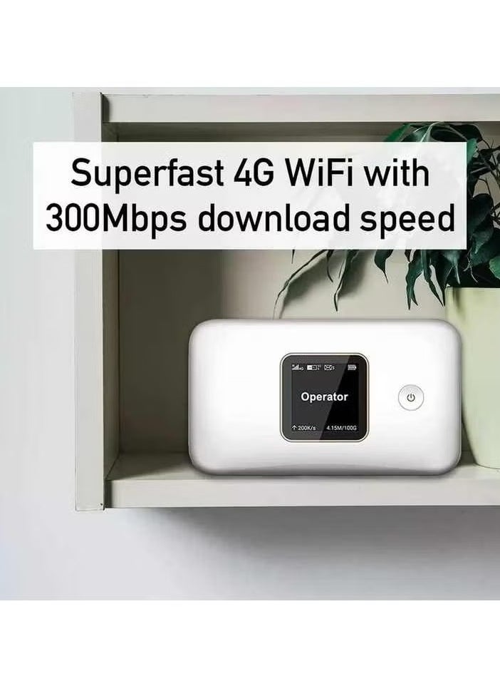 Generic - E5785-320 Cat7 Router – White, High-Speed 4G LTE Wi-Fi, Cat7 Technology for Ultra-Fast Internet, Seamless Streaming, Gaming & Browsing – Portable Wi-Fi Router for Home & Office - Image 1