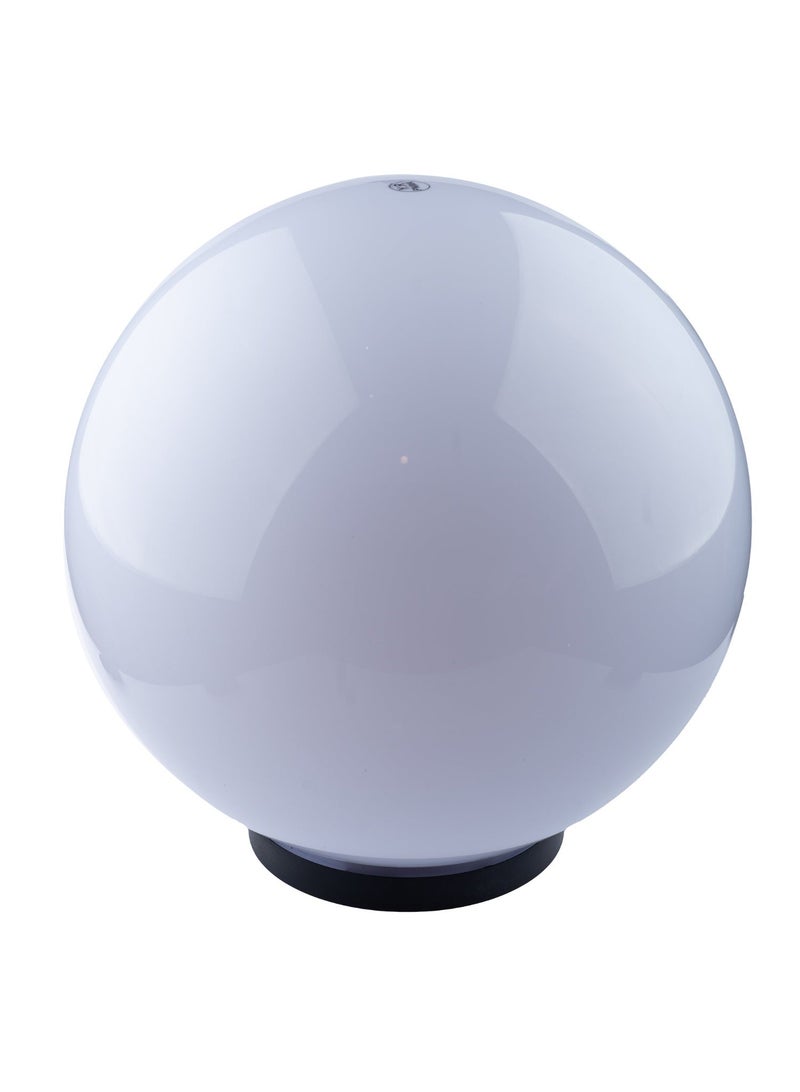 الروضة للإضاءة فانوس سور 1 لمبة | فانوس جداري للإضاءة الخارجية - أبيض 25x25 سم - Image 1