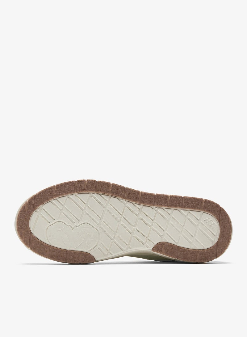 ANTA Women’s Platform Court Sneakers – Retro Casual White Trainers - Image 5