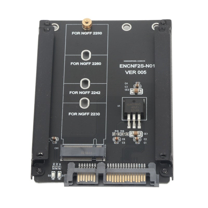 M.2 NGFF to SATA Adapter for 22x30 22x42 22x60 22x80 SSD - Plug and Play Converter with Stable Chip - M.2 to SATA B Key for Desktop PC - Image 4