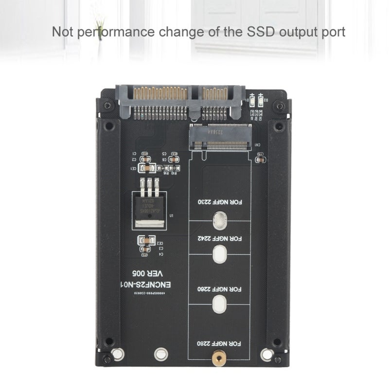 M.2 NGFF to SATA Adapter for 22x30 22x42 22x60 22x80 SSD - Plug and Play Converter with Stable Chip - M.2 to SATA B Key for Desktop PC - Image 5