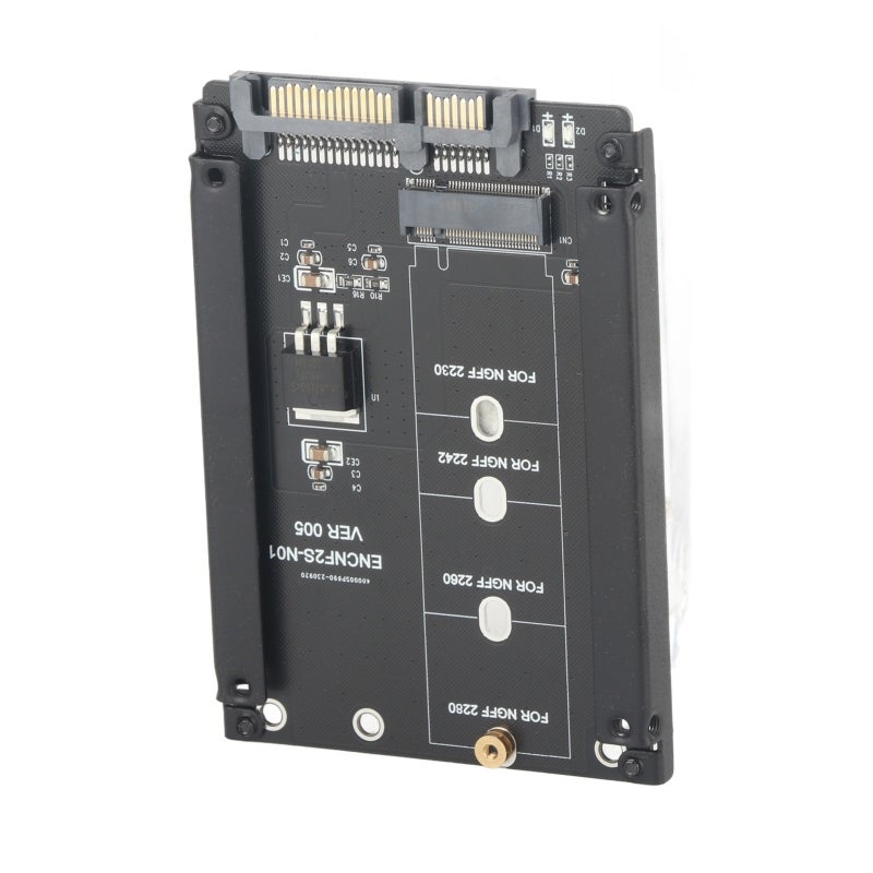 M.2 NGFF to SATA Adapter for 22x30 22x42 22x60 22x80 SSD - Plug and Play Converter with Stable Chip - M.2 to SATA B Key for Desktop PC - Image 2