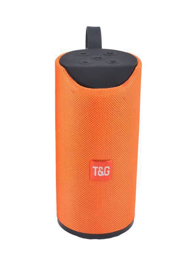 NIBEMINENT Mini Portable Bluetooth Speaker Orange - Image 1