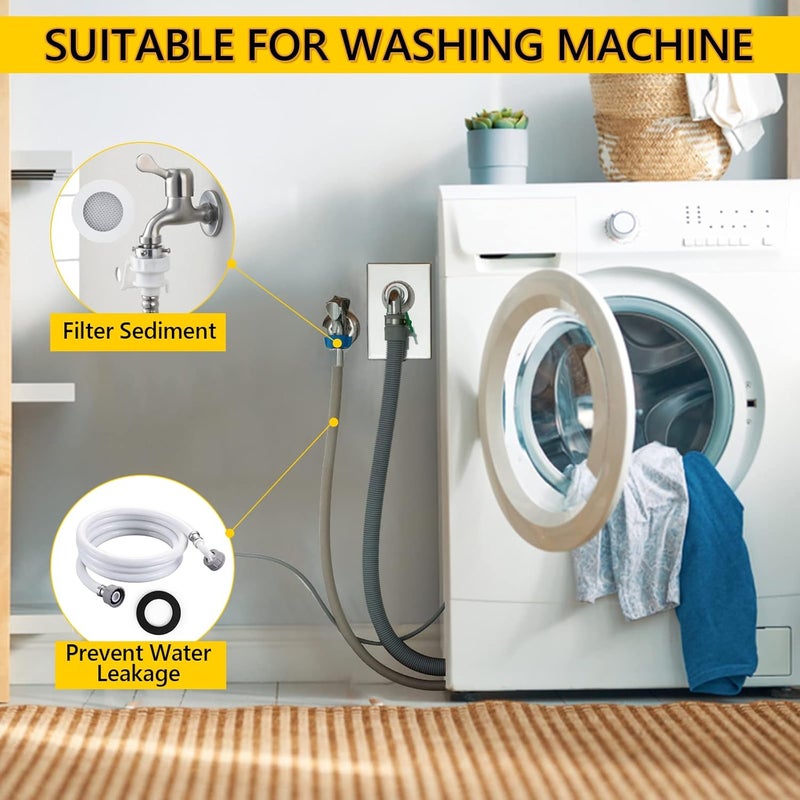 WINSTECK Rubber & Silicone Gasket Washers Kit - 135 PCS, 16 Sizes, Garden Hose Washer with Screen Filter for Seals Repair & Shower Hose/Faucet/Shower Head - Image 5