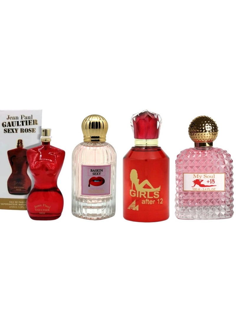 لوف عرض عطور فرمونية بكج الحب للجنسين 100 مل لكل عطر