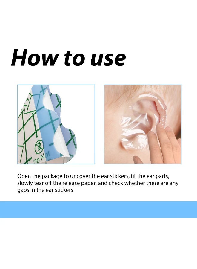 إيلهو ملصقات EELHOE المقاومة للماء ضرورية لحماية الأذنين من دخول الماء أثناء الاستحمام وغسل الشعر والسباحة. واقيات أذن للأطفال - Image 3
