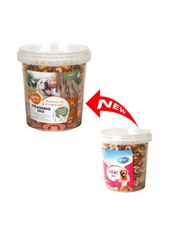 duvo Plus Duvo Soft Chews Mix Dog Treats 500g – Soft & Tasty Training Snacks - Image 2