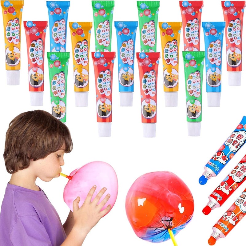 20PCS Blow Plastic Bubbles Toy Set - Large Bubble Balloons for Kids - Image 1