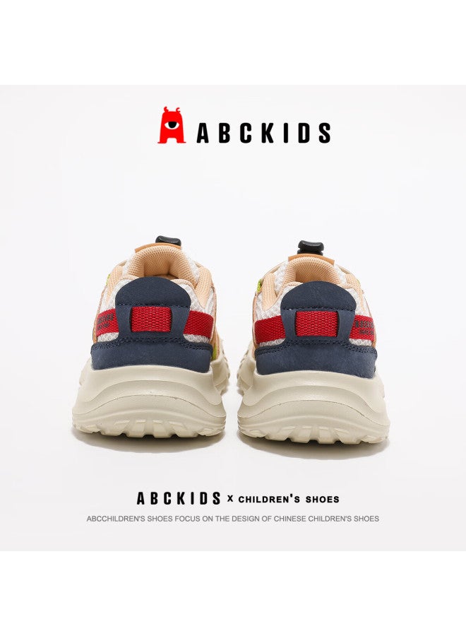 Abc Kids Children's Sports Shoes Autumn Winter Boys Girls Outdoor Mesh Running Shoes 3528 White/yellow Size 33 - Image 5