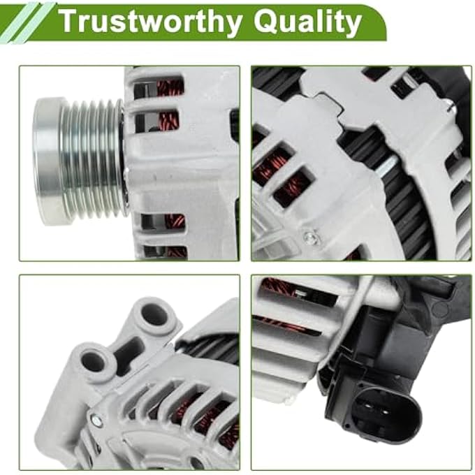 HOPESPANNER Automotive Car Alternator for BMW 328i 2009 High Output 180A 12V 1 Pc No.12317555926 - Image 4