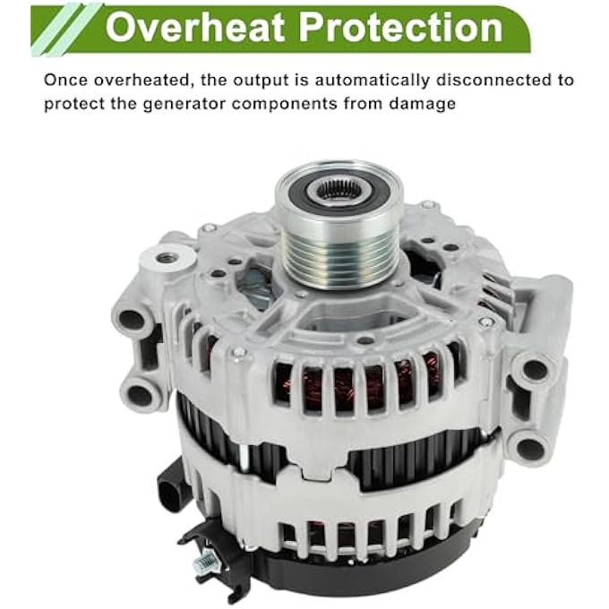 HOPESPANNER Automotive Car Alternator for BMW 328i 2009 High Output 180A 12V 1 Pc No.12317555926 - Image 5