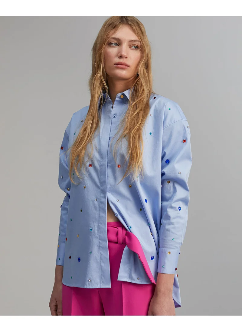 Lola Casademunt Shirt with rhinestone detail