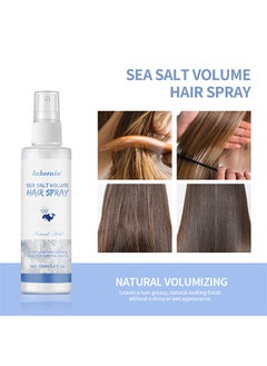 lakerain Sea Salt Volume Hair Spray，Sea Salt Spray for Hair Men and Women Beach Wave Spray Increase Hair Shine Subtle Hold and Natural Shine Hair Volumizing Spray Hair Styling for Texture and Thickness Saltwater Spray 100ml  - Image 2