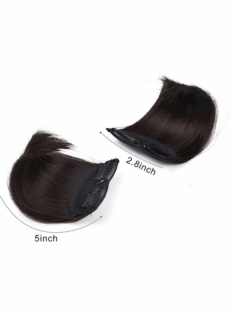 KASTWAVE 4 inch Short Thick Hairpieces Adding Extra Hair Volume Clip in Hair Extensions Hair Topper - Image 5