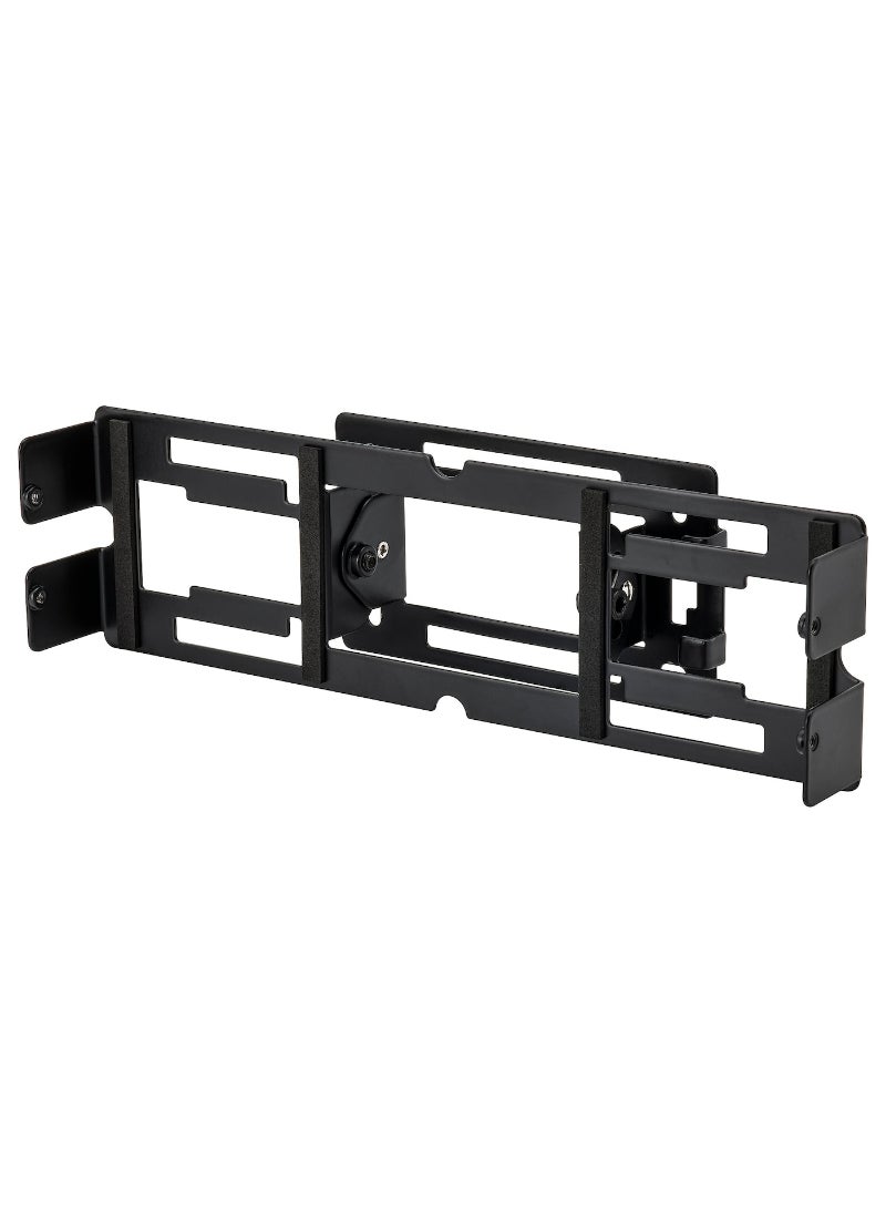 Heavy-Duty Adjustable Metal Wall Bracket for Shelves and TVs Black