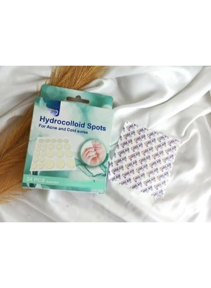 Hydrocolloid spots for acne and cold sores Skin Tone Pill Sticker 24 pcs - Image 2