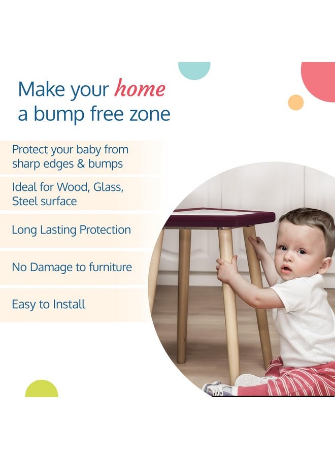 LuvLap Baby proofing extra thick 5 Metre Baby Safety Strip, 8 edge guard and 5 protectors, Cushioned Tape as Infant Bump Protector, Furniture Corner, Bed, Table Corners, with 3M adhesive tape, Brown - pzsku/ZEB69776527BEA101D87FZ/45/_/1738305127/0f488a19-1679-4ef4-aed7-ebb7bec86669