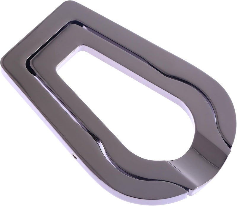 Dophee 1Pc Black Stainless Steel Foldable Tobacco Smoking Cigar Pipe Stand Rack Holder - Image 2
