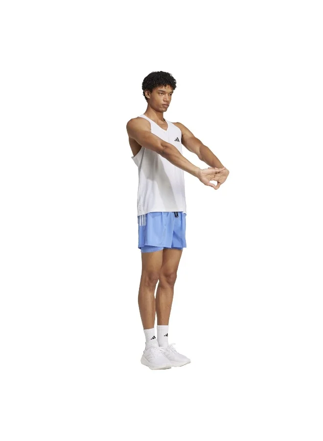 Adidas Otr B S 2In1 M Blue Running Shorts For Men XS