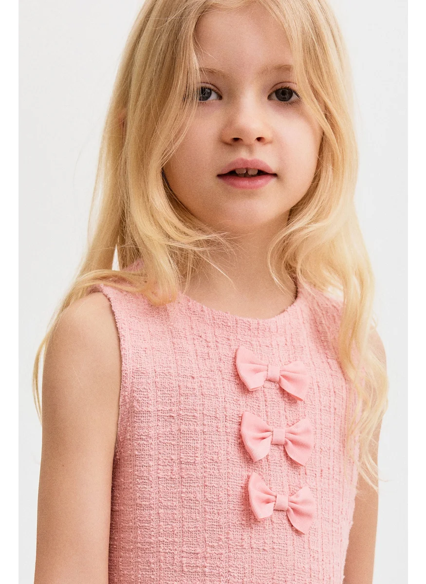 اتش اند ام Bouclé-Weave Dress