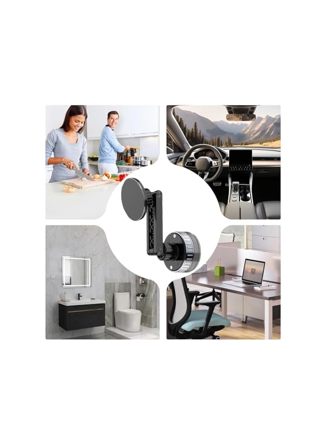 Green Tiger Car Phone Holder, 360° Rotatable Smartphone Stand, Magnetic Phone Mount, Car Interior Accessories, Multifunctional Suction Cup Phone Mount For iPhone Samsung Huawei Sony - Image 4